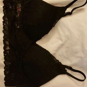 Discontinued push up floral bralette htf